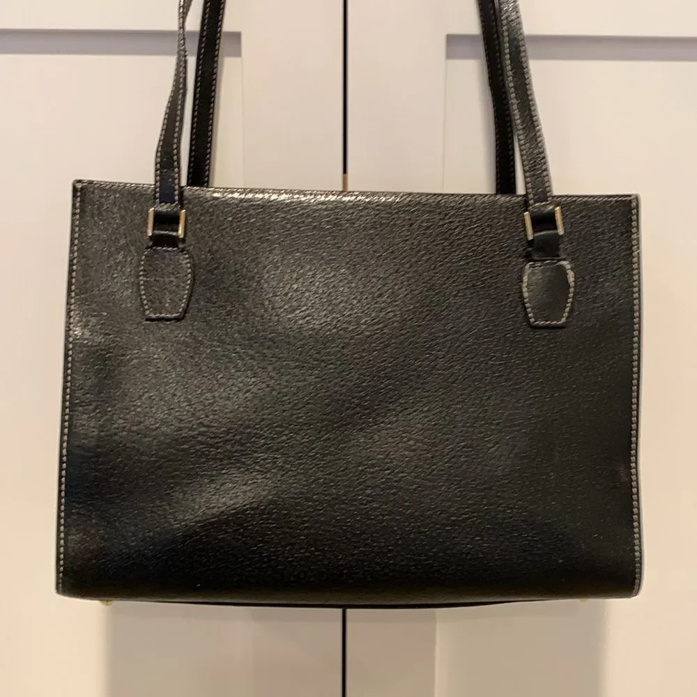 Kate Spade Wellesley Quinn Medium Shoulder Tote in Black Pebbled Leather